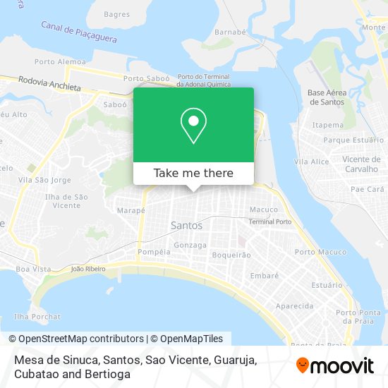 Mesa de Sinuca map
