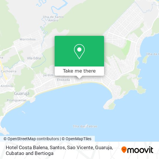 Hotel Costa Balena map