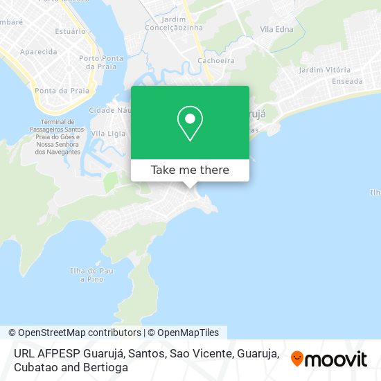URL AFPESP Guarujá map