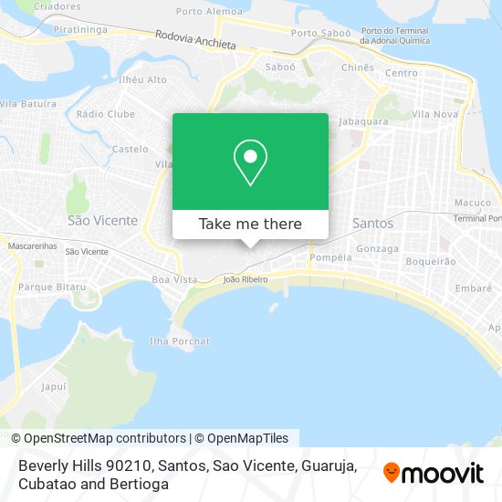Beverly Hills 90210 map