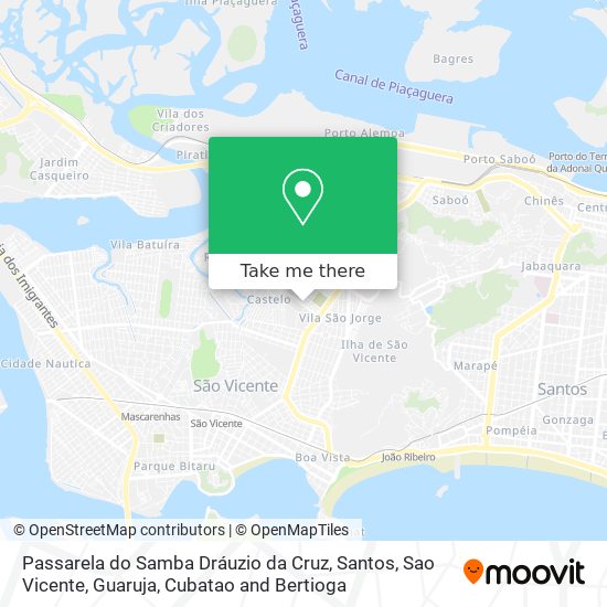 Passarela do Samba Dráuzio da Cruz map