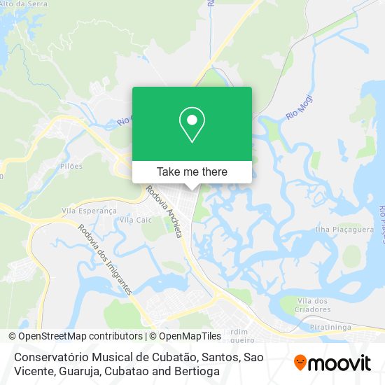 Conservatório Musical de Cubatão map