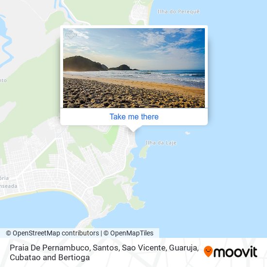 Mapa Praia De Pernambuco