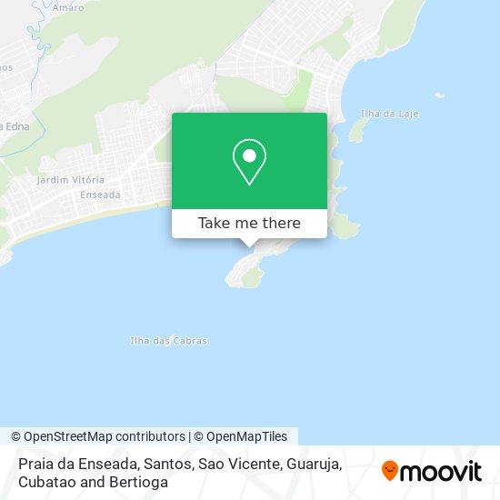 Mapa Praia da Enseada