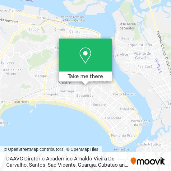DAAVC Diretório Acadêmico Arnaldo Vieira De Carvalho map