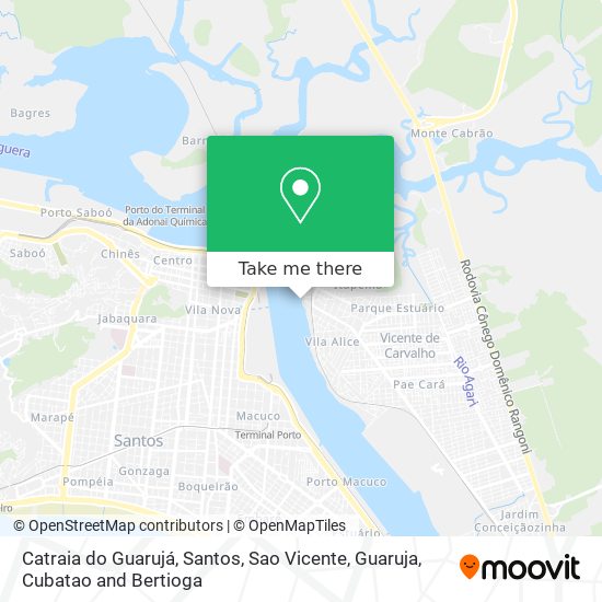 Catraia do Guarujá map