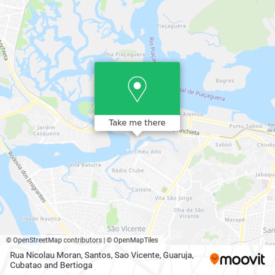 Rua Nicolau Moran map