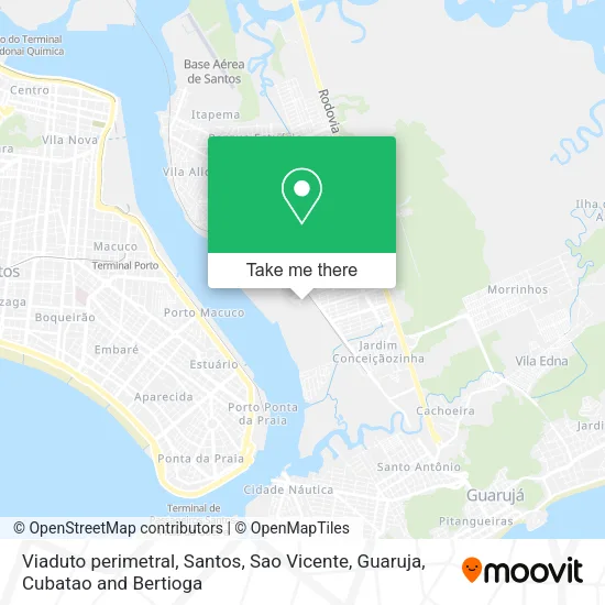 Viaduto perimetral map