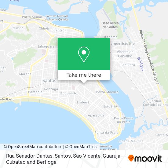 Mapa Rua Senador Dantas