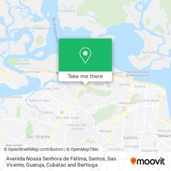 Avenida Nossa Senhora de Fátima map