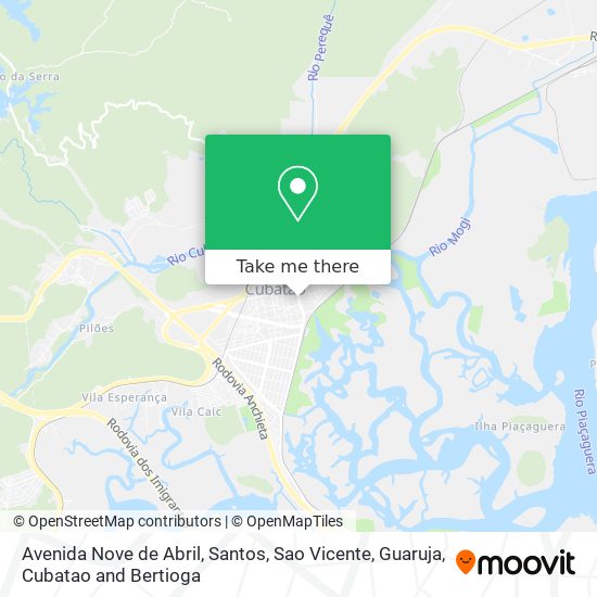 Avenida Nove de Abril map