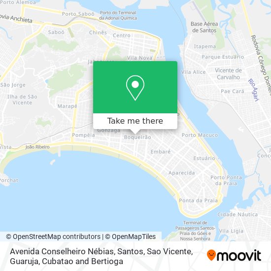 Avenida Conselheiro Nébias map