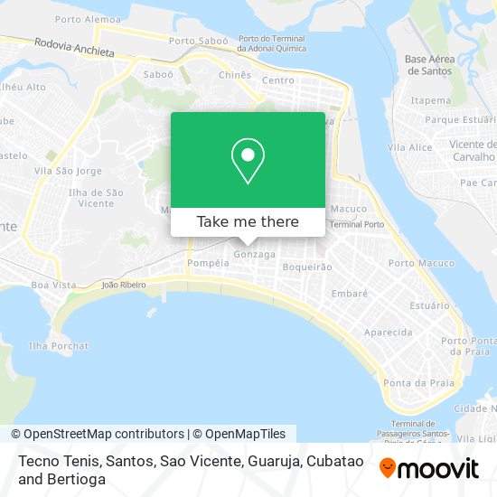 Tecno Tenis map