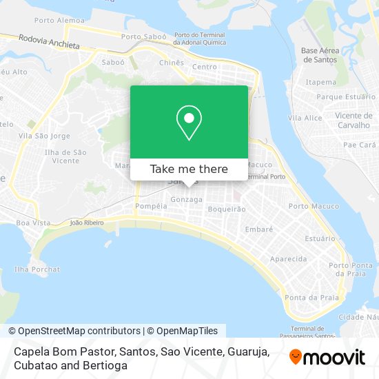 Capela Bom Pastor map