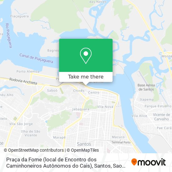 Praça da Fome (local de Encontro dos Caminhoneiros Autônomos do Cais) map