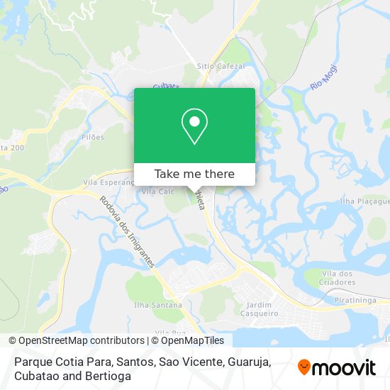 Parque Cotia Para map