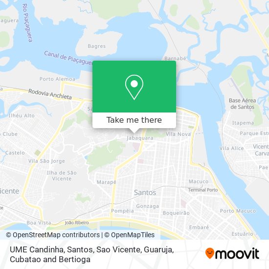 UME Candinha map