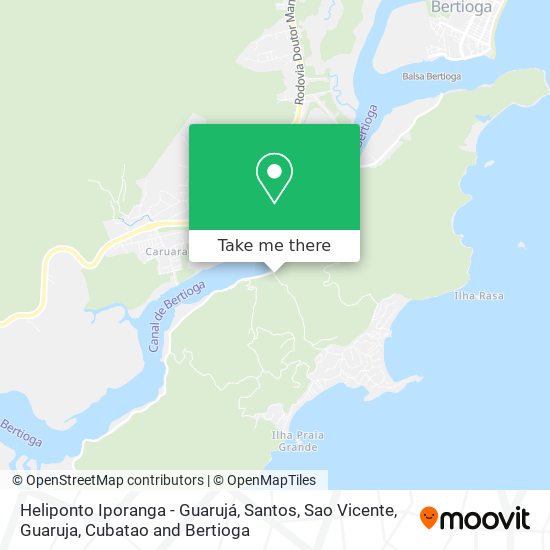 Heliponto Iporanga - Guarujá map