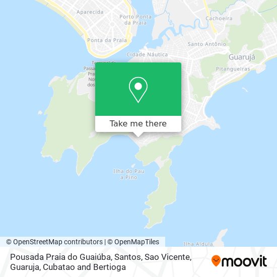 Pousada Praia do Guaiúba map