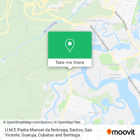 U.M.E Padre Manoel da Nobrega map