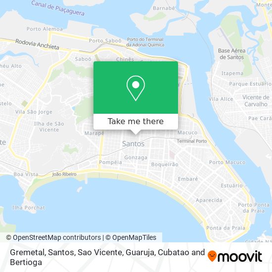 Gremetal map