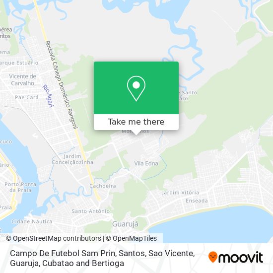 Campo De Futebol Sam Prin map