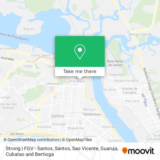 Strong | FGV - Santos map
