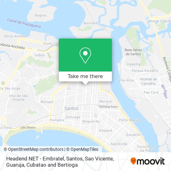 Headend NET - Embratel map