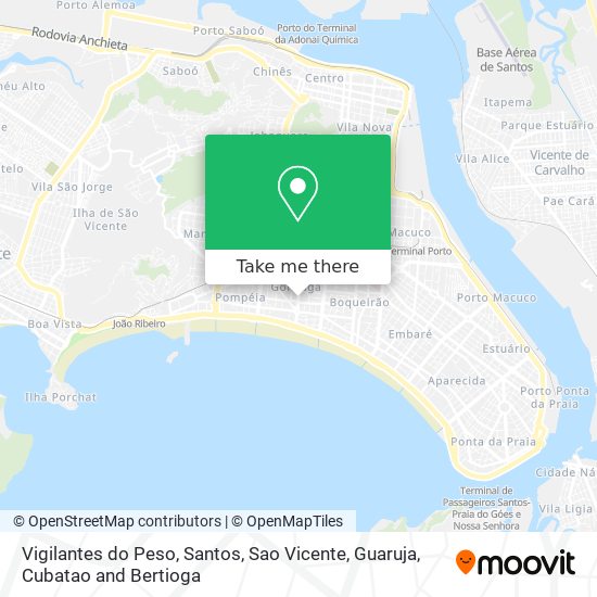 Vigilantes do Peso map