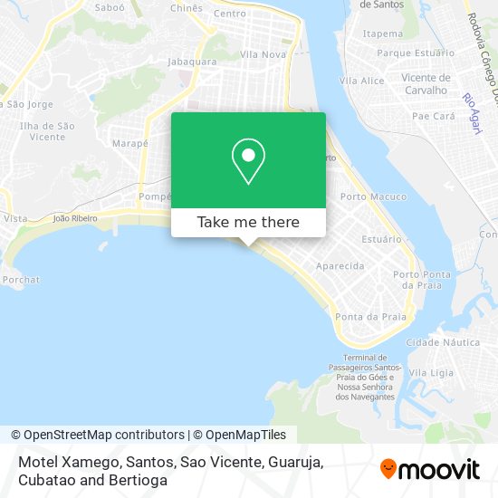 Motel Xamego map