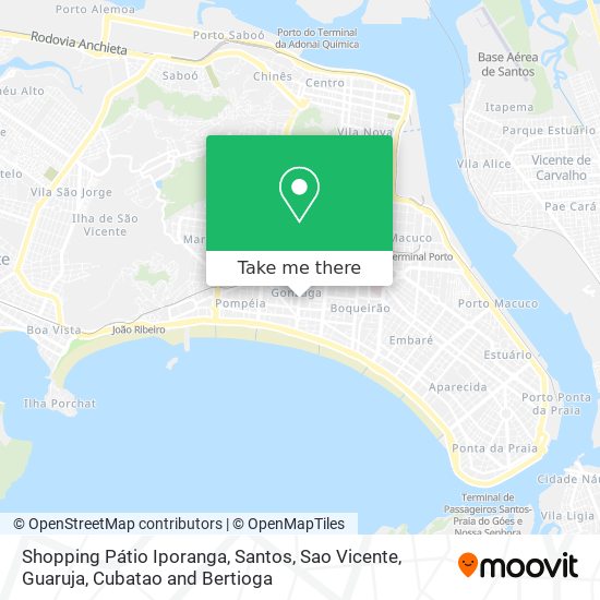 Shopping Pátio Iporanga map