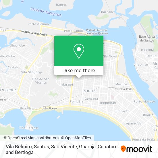 Vila Belmiro map