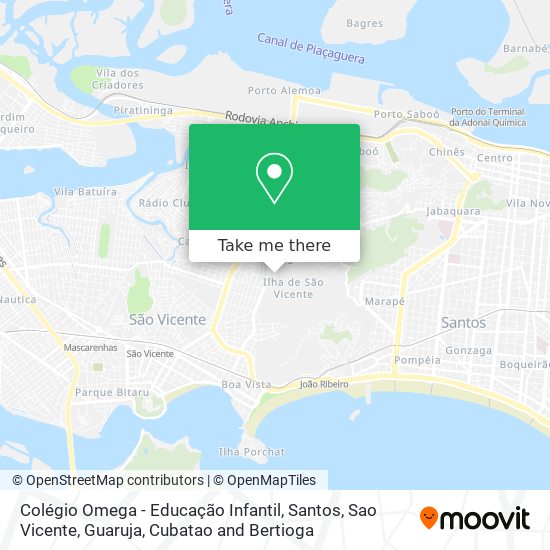 Colégio Omega - Educação Infantil map