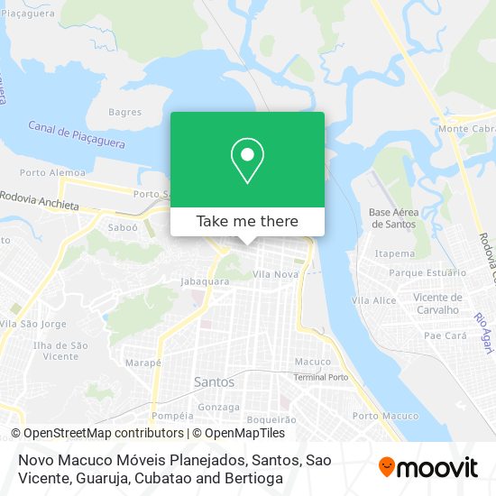 Novo Macuco Móveis Planejados map