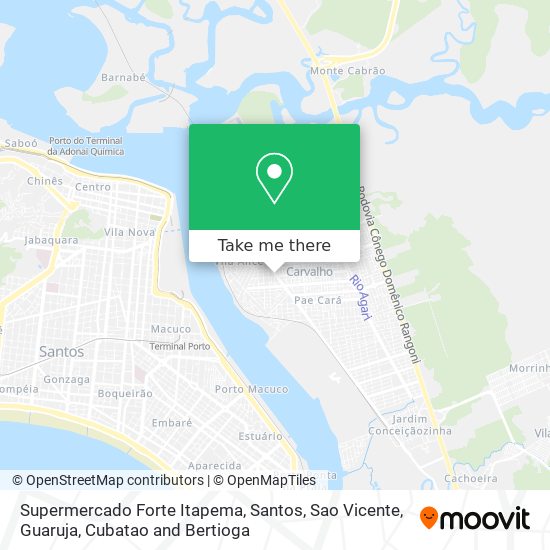 Mapa Supermercado Forte Itapema
