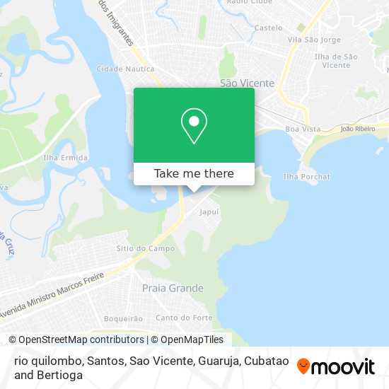 rio quilombo map