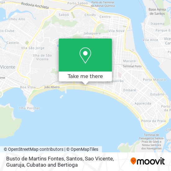 Busto de Martins Fontes map