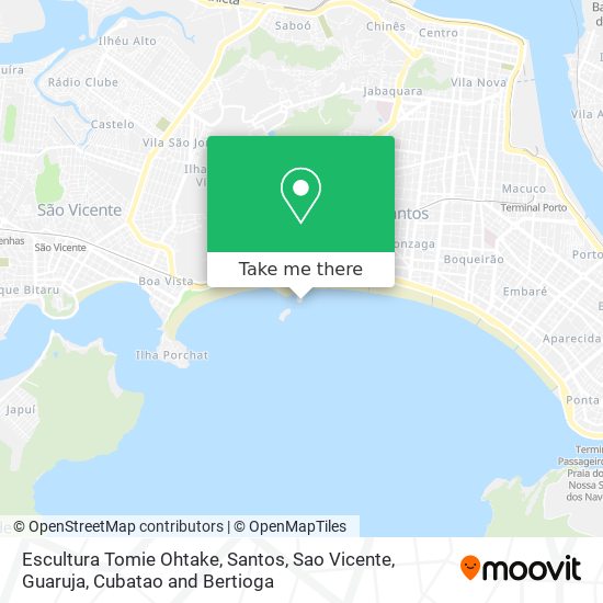 Escultura Tomie Ohtake map