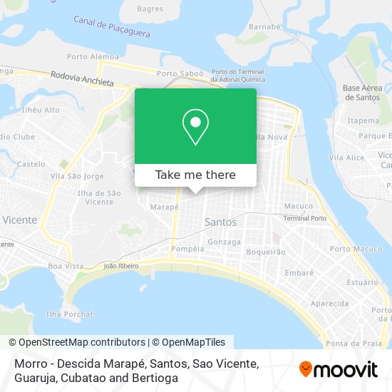 Mapa Morro - Descida Marapé