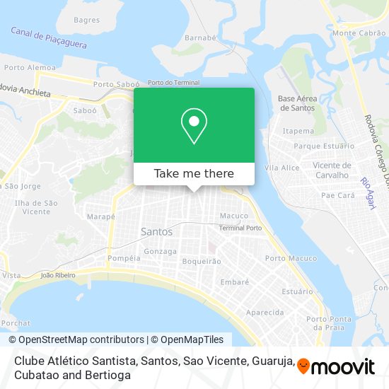 Clube Atlético Santista map