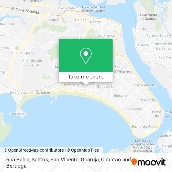 Rua Bahia map