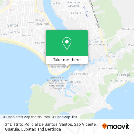 3° Distrito Policial De Santos map