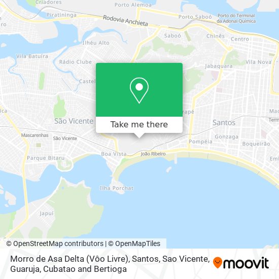 Morro de Asa Delta (Vôo Livre) map