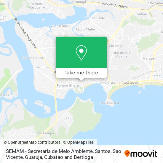 SEMAM - Secretaria de Meio Ambiente map