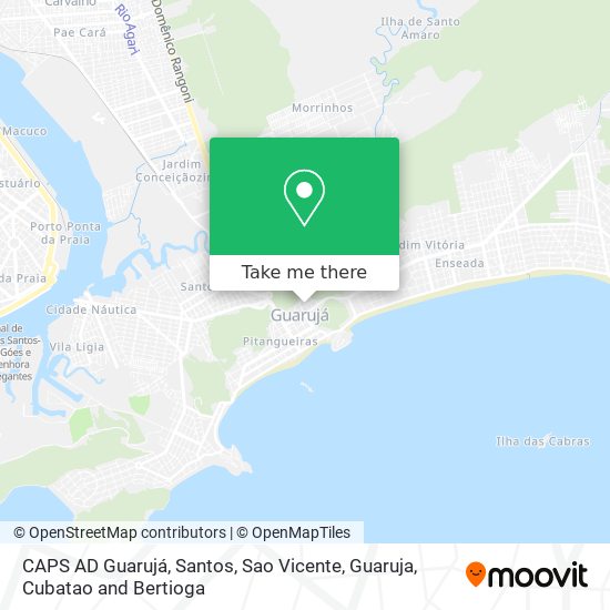 Mapa CAPS AD Guarujá