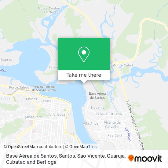 Base Aérea de Santos map