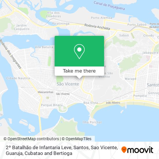 2º Batalhão de Infantaria Leve map