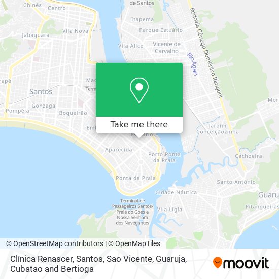 Clínica Renascer map