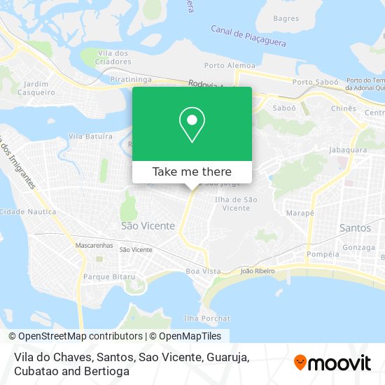 Vila do Chaves map
