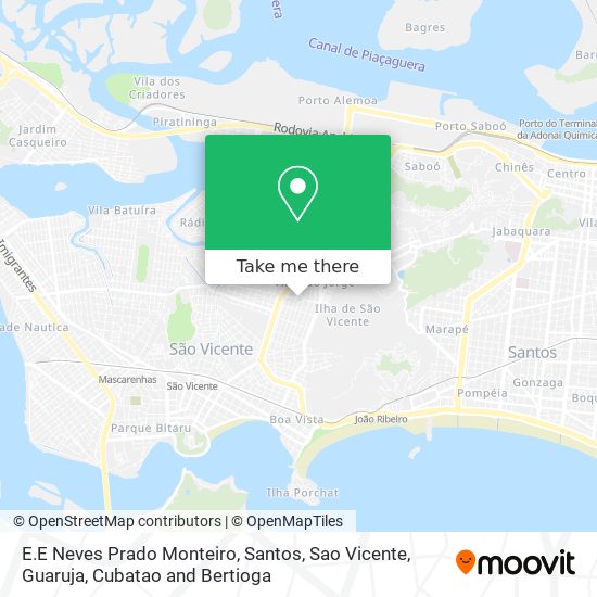 E.E Neves Prado Monteiro map